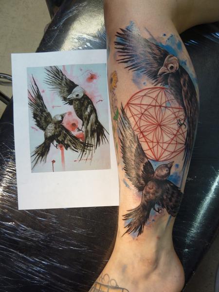 Tattoos - The birdfight - 87381